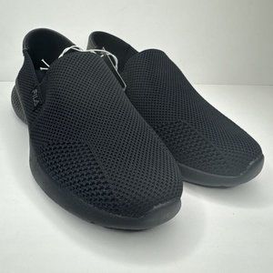 New - Women's Fila Soft Mallorca Lightweight Comfort Slip On Black Sz 6.5